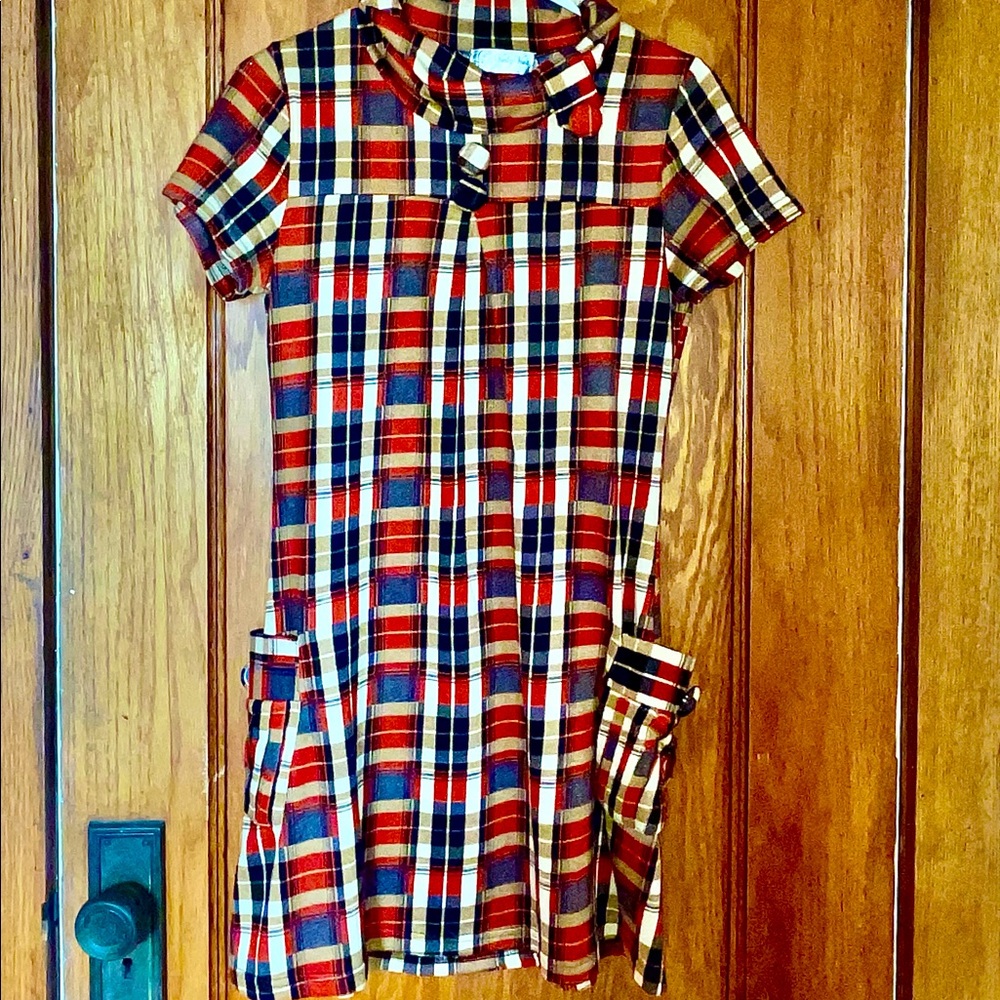 Retro vintage Y2k/90s plaid mini dress